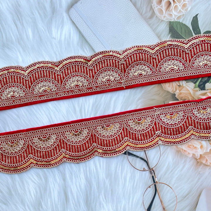 red colour lace